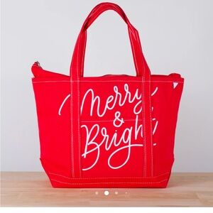 Merry and Bright tote bag